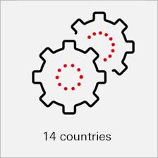14 countries