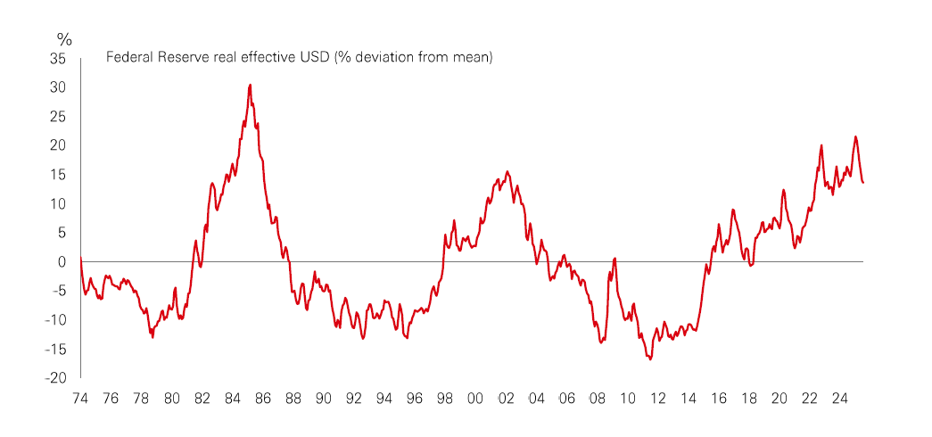 Chart of the week – An expensive dollar